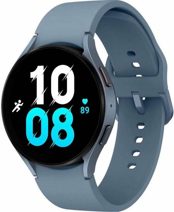 Bild 1 von Samsung Galaxy Watch 5 44mm BT Smartwatch (3,46 cm/1,4 Zoll, Wear OS by Samsung), Fitness Uhr, Fitness Tracker, Gesundheitsfunktionen, Blau