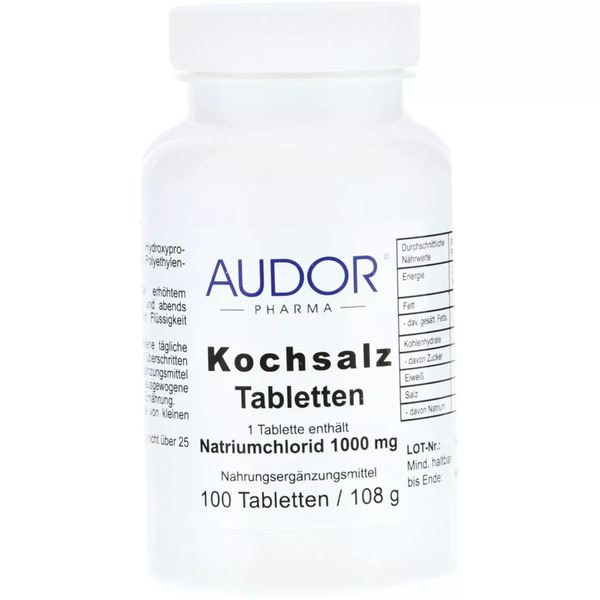 Bild 1 von Kochsalz 1000 mg Tabletten 100 St