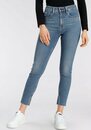 Bild 1 von Levi's® Skinny-fit-Jeans 721 High rise skinny mit Schlitz am Saum, Blau