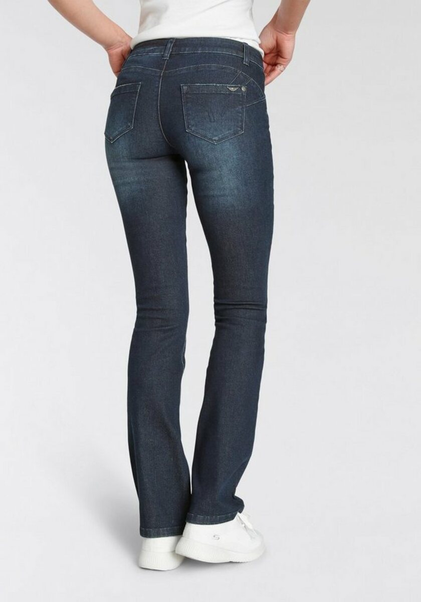 Bild 1 von Arizona Bootcut-Jeans Recyceltes Polyester, Blau