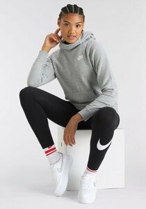Nike Sportswear Leggings Essential Women's Mid-Rise Swoosh Leggings, Schwarz