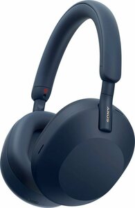 Sony WH1000XM5 kabelloser Kopfhörer (Freisprechfunktion, Hi-Res, Multi-Point-Verbindung, Noise-Cancelling, Rauschunterdrückung, Sprachsteuerung), Blau