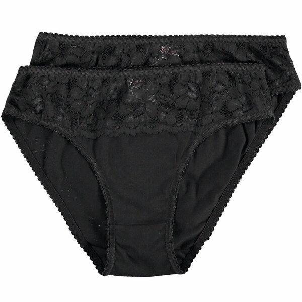 Bild 1 von Maya Damen-Slip 2er-Pack, Schwarz, L