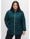 Bild 1 von Sheego Outdoorjacke Große Größen mit Stehkragen und Teilungsnähten, Grün