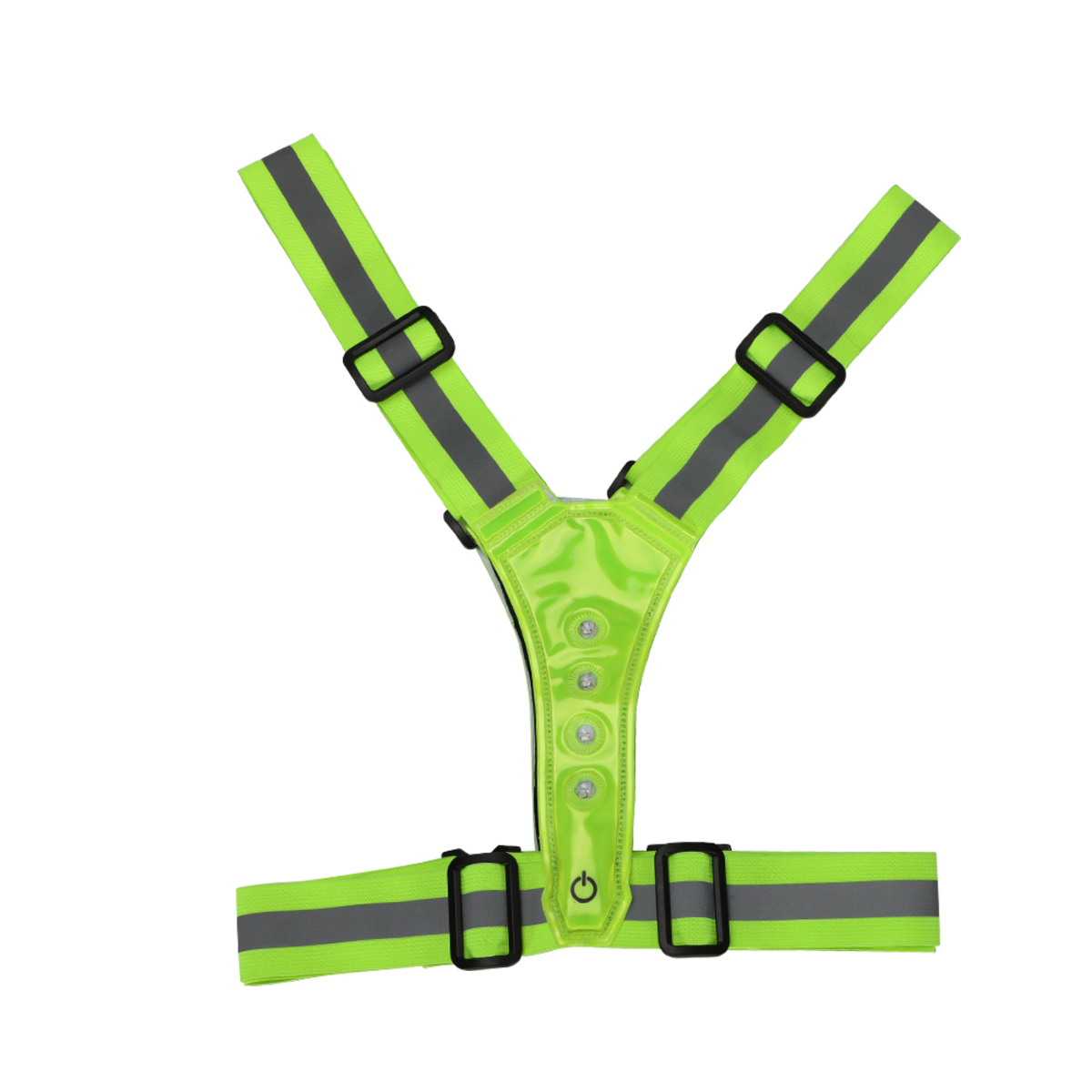 Bild 1 von Powertec LED Reflektor-Weste wiederaufladbar mit Li-Io akku