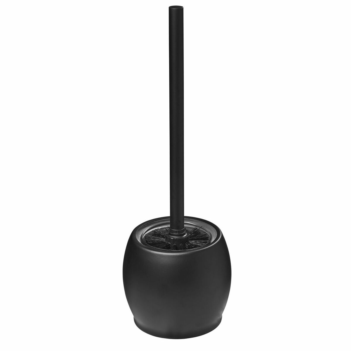 Bild 1 von Toilettenbürse mit Edelstahlvase - rund von AMARE - schwarz