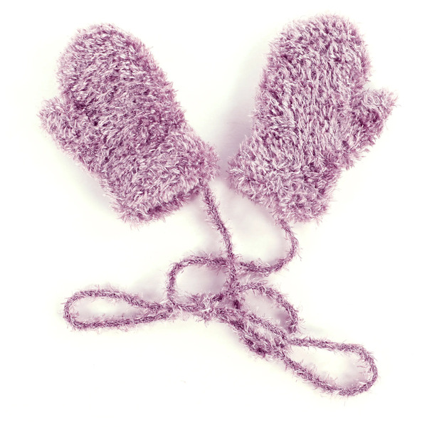 Bild 1 von Baby Flauschhandschuhe mit Kordel
                 
                                                        Rosa