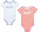 Bild 1 von Levi's® Kids Kurzarmbody (Set, 2-tlg) UNISEX, Blau|rosa|weiß