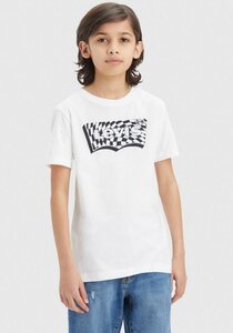 Levi's® Kids T-Shirt LVB CHECKERED BATWING TEE for BOYS, Weiß