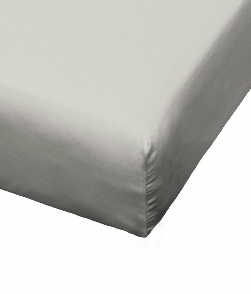 Bild 1 von Spannbettlaken Biber, kuschelig warm im Winter, BIERBAUM, Biber, Gummizug: rundum, (1 Stück), 100% Baumwolle, pflegeleicht, für Matratzen bis 20 cm Höhe, Grau|silberfarben