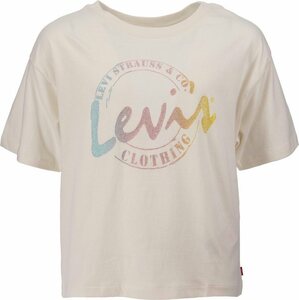 Levi's® Kids T-Shirt MEET AND GREET SCRIPT for GIRLS, Weiß