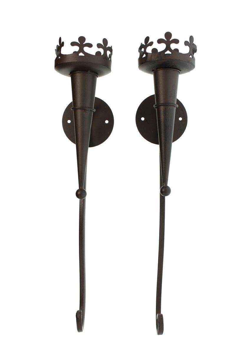 Bild 3 von HomeLiving Wandleuchter, 2er Set, klassisches Design, geschwungene Form, zeitlos, dekorativ