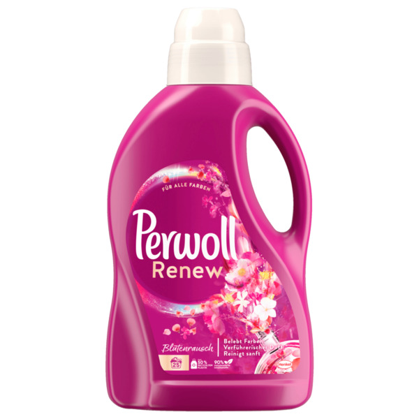 Bild 1 von Perwoll Renew Feinwaschmittel flüssig Blütenrausch 1,38l 25WL