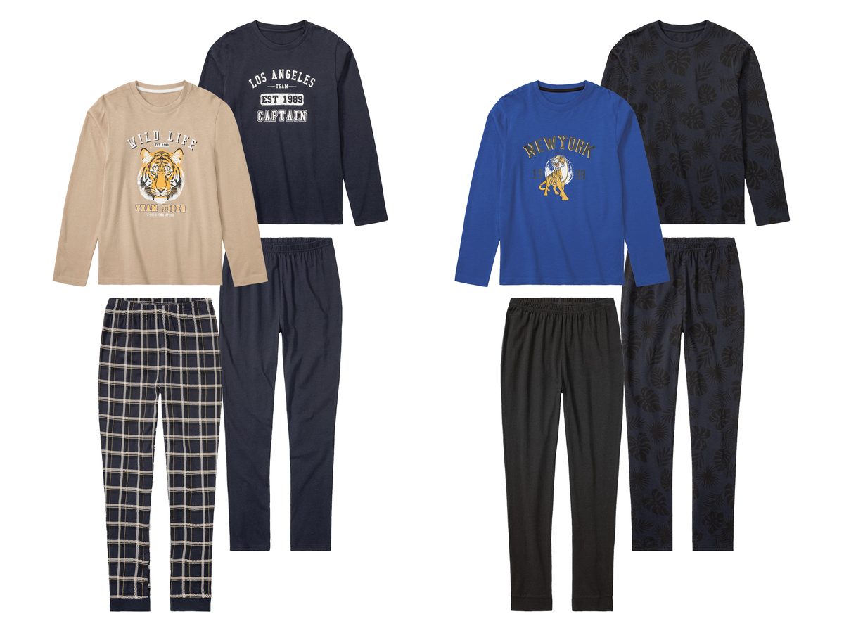 Bild 1 von pepperts!® Kinder Pyjamas, 2 Stück, aus reiner Bio-Baumwolle