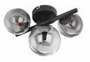 Bild 2 von Globo Lighting - RIHA - Wandleuchte Metall schwarz matt, 3x G9 LED