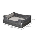 Bild 4 von PawHut orthopädische Hundebett Hundematte Haustierbett Hundematratze Bezug abnehmbar waschbar Hundeb