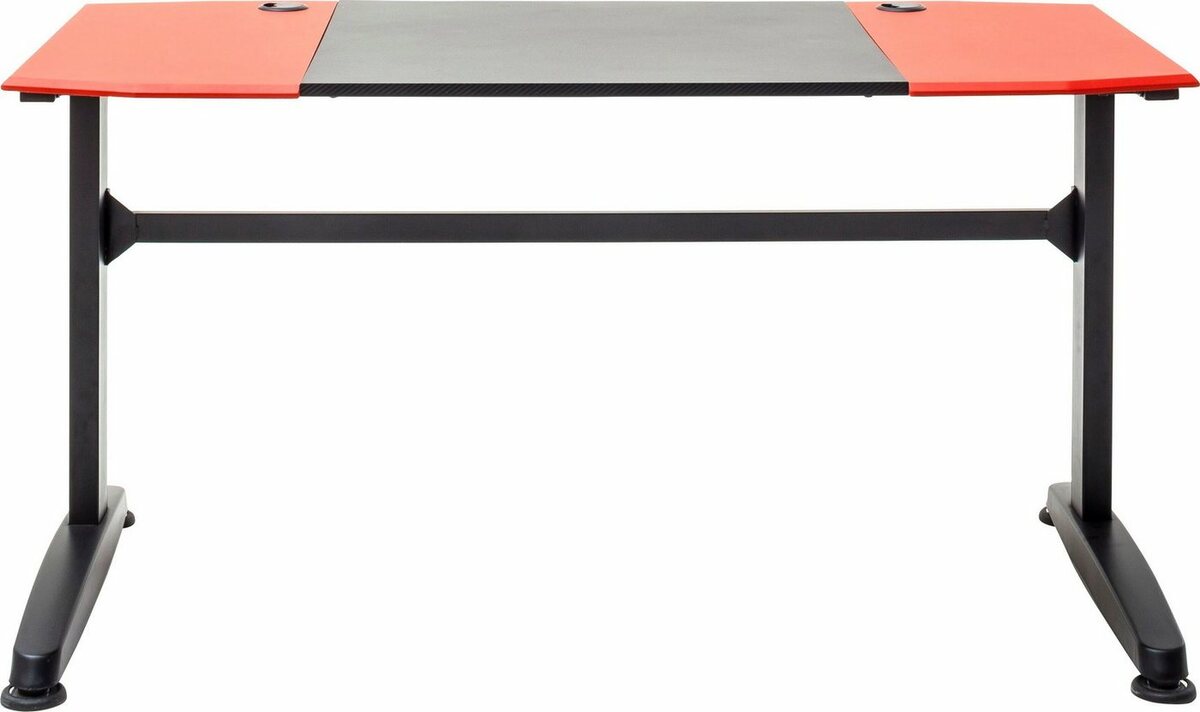 Bild 1 von MCA furniture Gamingtisch mcRacing, Game Desk mcRacing, Schwarz-Rot-Schwarz, Rot|schwarz