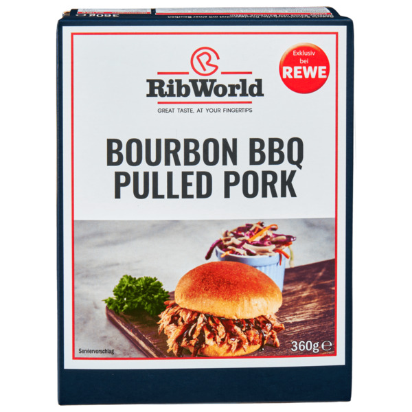Bild 1 von RibWorld Bourbon BBQ Pulled Pork 360g