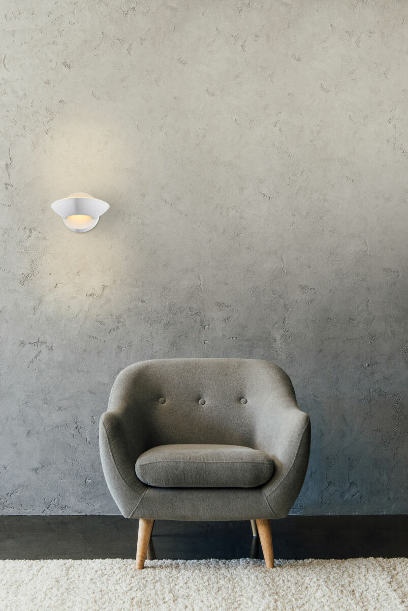 Bild 3 von Globo Lighting - SAMMY - Wandleuchte Metall weiß, LED