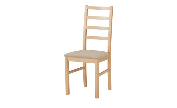 Bild 1 von Stuhl beige Maße (cm): B: 43 H: 94 T: 47 Aktuelle Gutschein Aktion