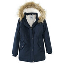 Bild 1 von Mädchen Parka mit Fellimitat DUNKELBLAU