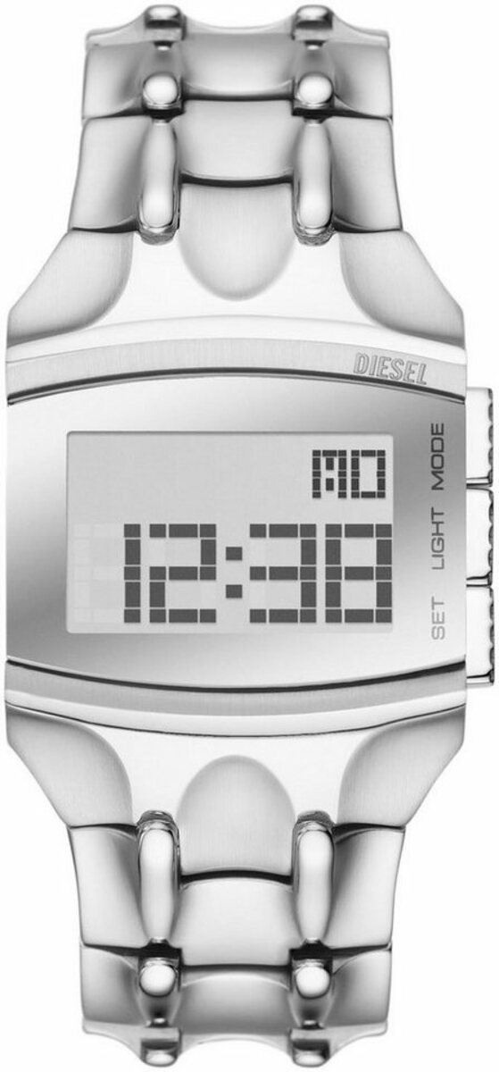 Bild 1 von Diesel Digitaluhr CROCO DIGI, DZ2155, Silberfarben