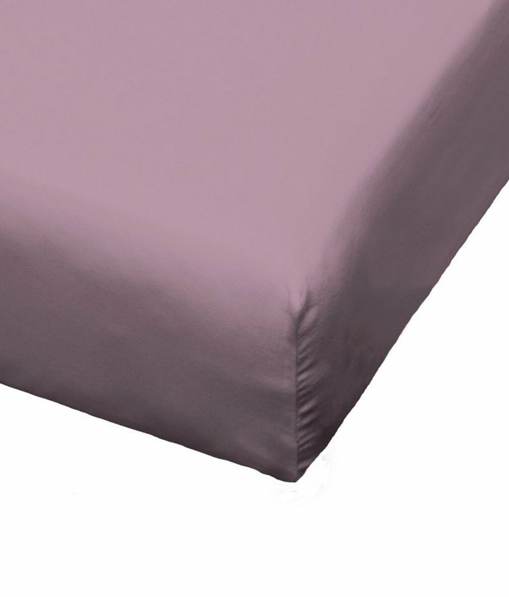 Bild 1 von Spannbettlaken Biber, kuschelig warm im Winter, BIERBAUM, Biber, Gummizug: rundum, (1 Stück), 100% Baumwolle, pflegeleicht, für Matratzen bis 20 cm Höhe, Lila