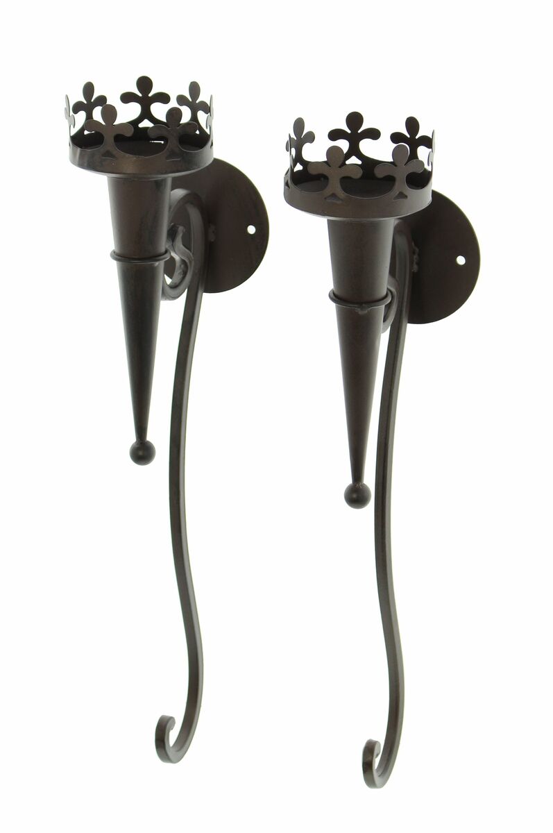 Bild 2 von HomeLiving Wandleuchter, 2er Set, klassisches Design, geschwungene Form, zeitlos, dekorativ