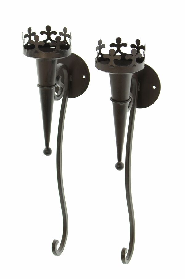 Bild 2 von HomeLiving Wandleuchter, 2er Set, klassisches Design, geschwungene Form, zeitlos, dekorativ