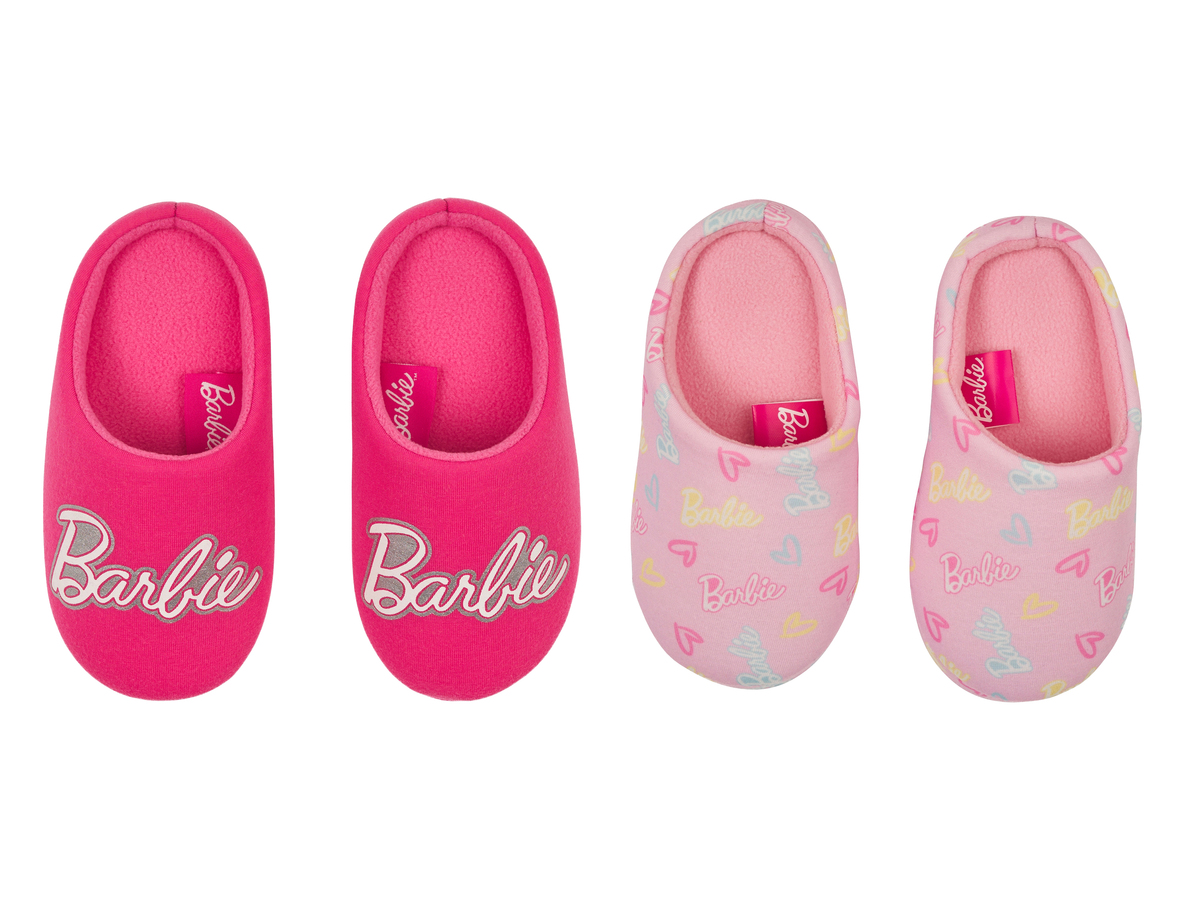Barbie Kleinkinder Kinder Mädchen Hausschuhe mit Print von Lidl ansehen!