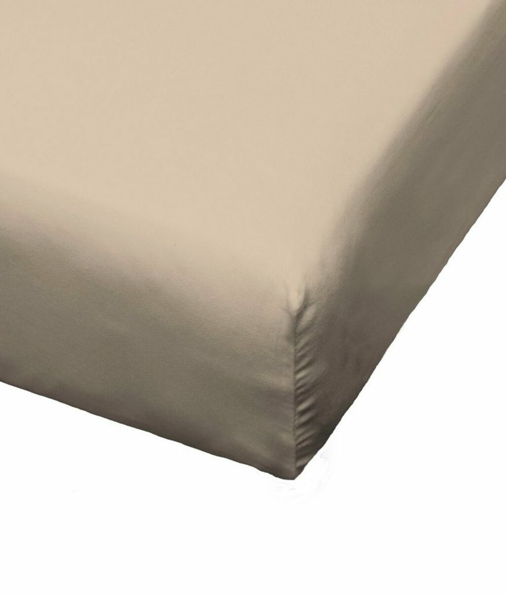 Bild 1 von Spannbettlaken Biber, kuschelig warm im Winter, BIERBAUM, Biber, Gummizug: rundum, (1 Stück), 100% Baumwolle, pflegeleicht, für Matratzen bis 20 cm Höhe, Beige