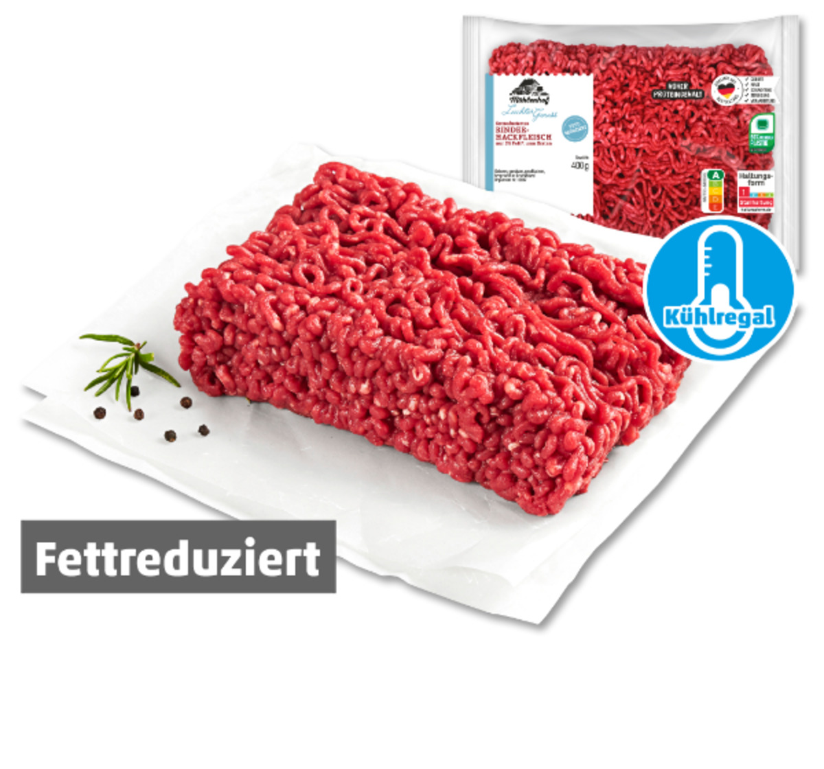 Bild 1 von MÜHLENHOF Leichter Genuss Frisches Rinder-Hackfleisch*