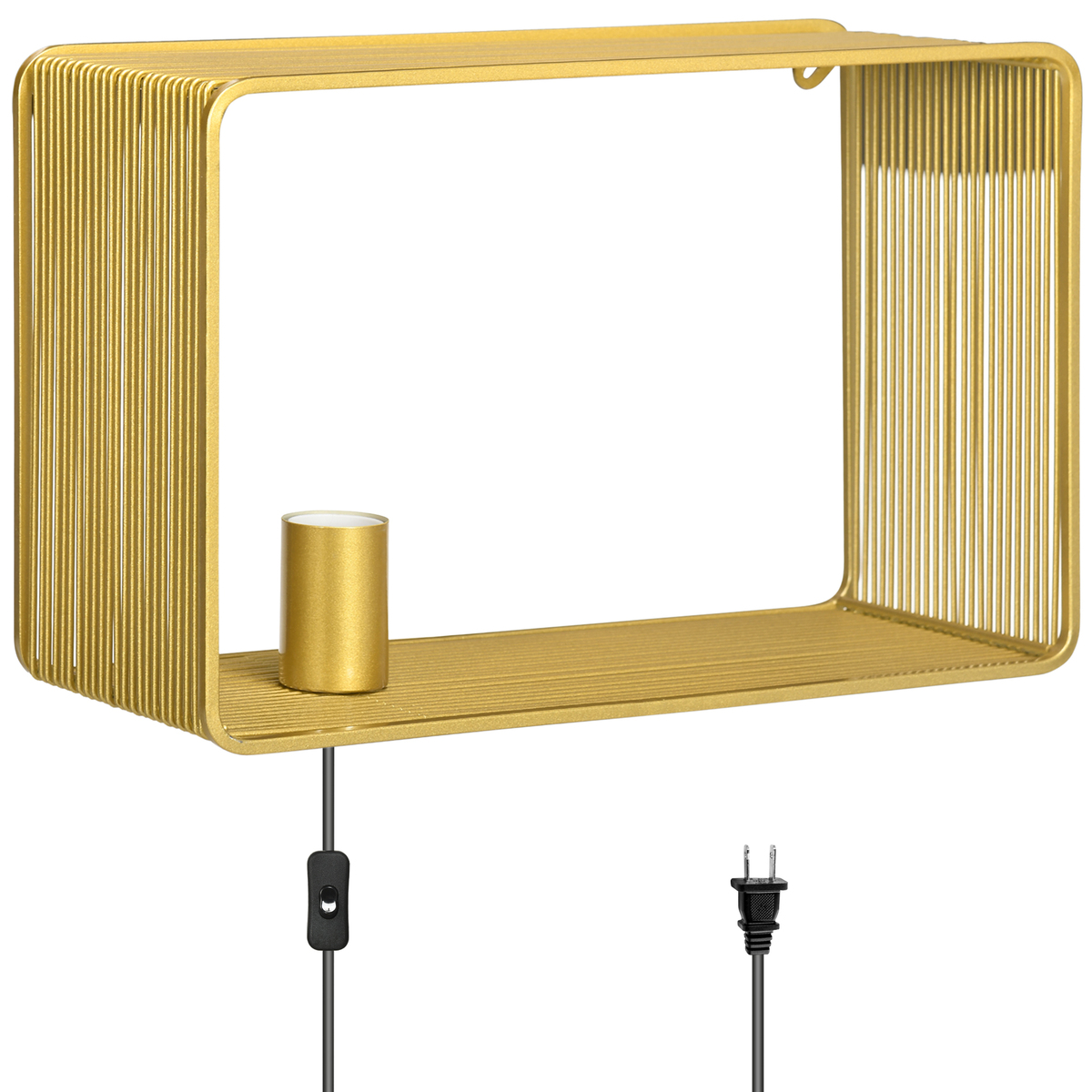 Bild 1 von HOMCOM Wandleuchte, 40 W Wandlampe, Flurlampe, Wandbeleuchtung mit Kippschalter