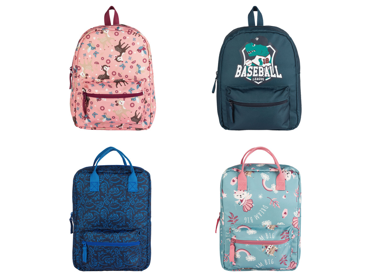 Bild 1 von lupilu® Kinder Rucksack, geräumig, mit Namensschild