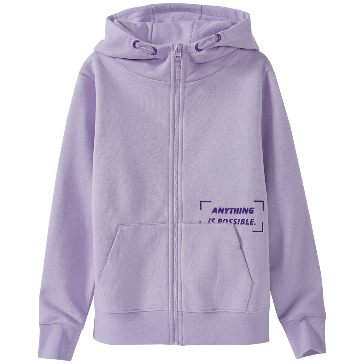 Bild 1 von Mädchen Kapuzenjacke in softer Qualität HELLLILA