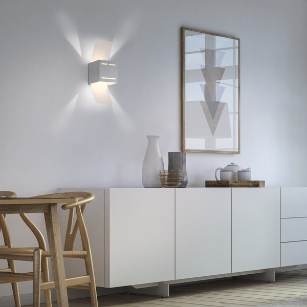 Bild 3 von Paul Neuhaus, 1-flammige Wandleuchte, Lichtaustritt oben und unten, aluminium ORMA