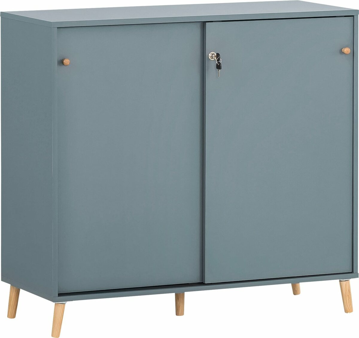 Bild 1 von Schildmeyer Aktenschrank Serie 500 Breite 100 cm, abschließbar, Blau
