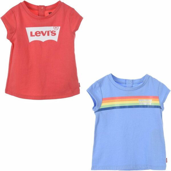 Bild 1 von Levi's® Kids T-Shirt LVG 2PK ICONIC TEE SET (Set, 2-tlg) for BABYS, Blau|bunt|rot