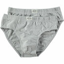 Bild 1 von DON Herren-Slip Stretch 2er-Pack, Grau/Schwarz, M