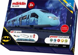 Märklin Modelleisenbahn-Set Märklin my world - Startpackung Batman - 29345, Spur H0, mit Licht- und Soundeffekten, Blau