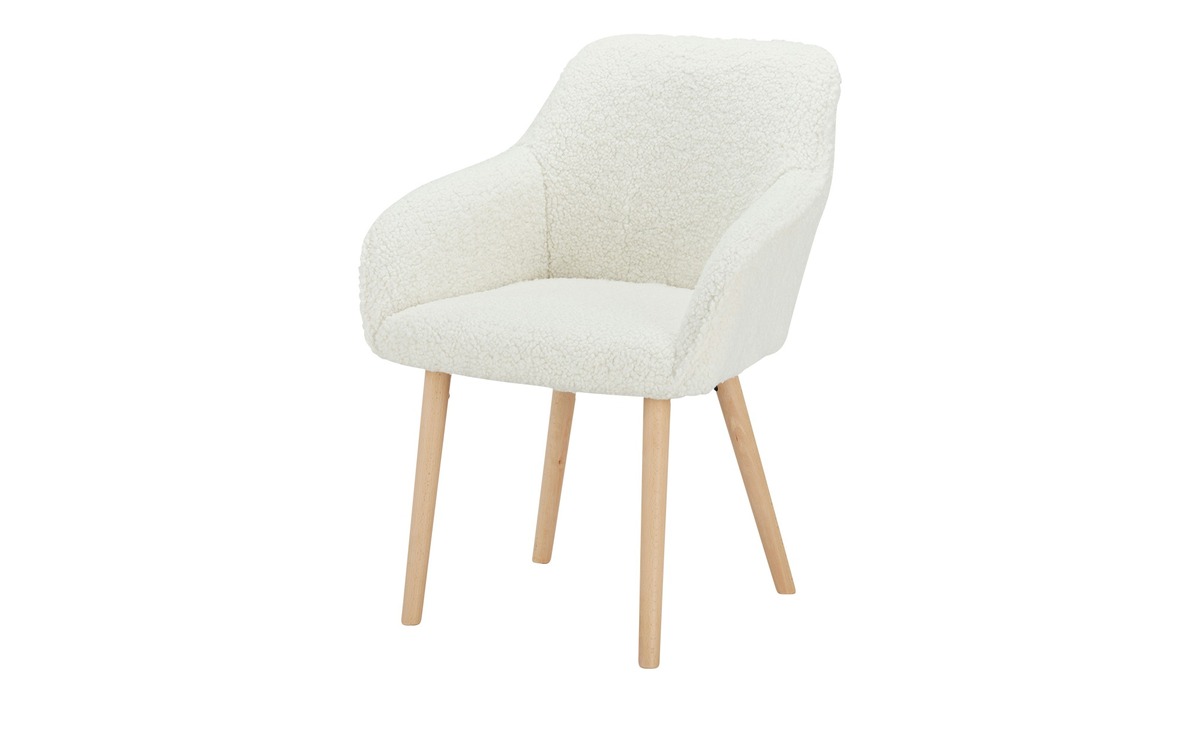 Bild 1 von Schalenstuhl weiß Maße (cm): B: 59 H: 81 T: 59,5 Aktuelle Gutschein Aktion