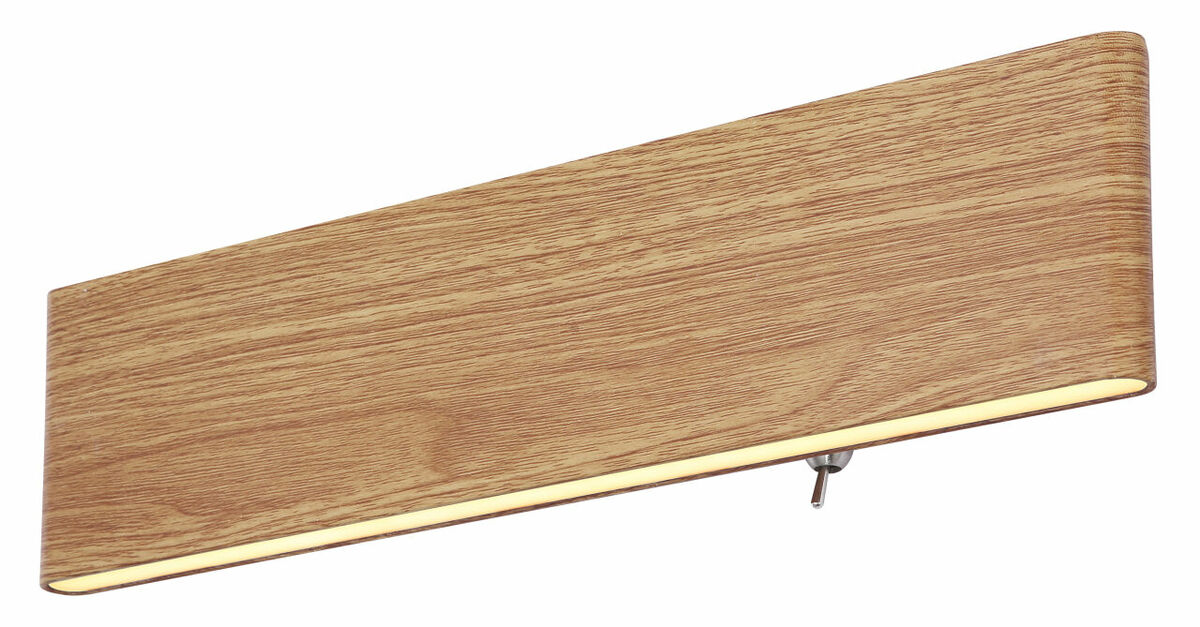 Bild 1 von Globo Lighting - SIEGFRIED - Wandleuchte Metall holzoptik, LED