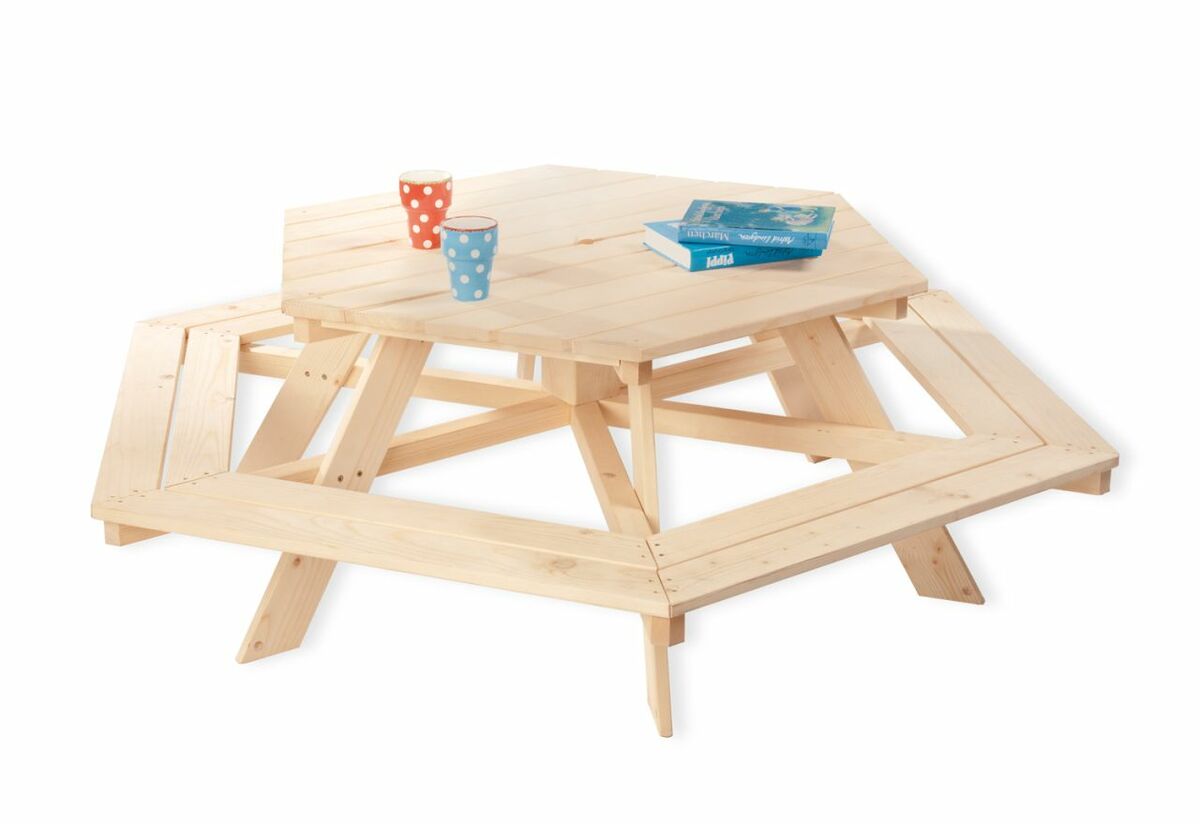 Bild 1 von Pinolino Kindersitzgarnitur Nicki 6-Eck natur