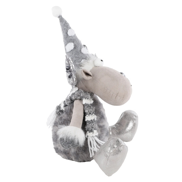 Bild 3 von Rentier sitzend 22x19x33cm
                 
                                                        Grau