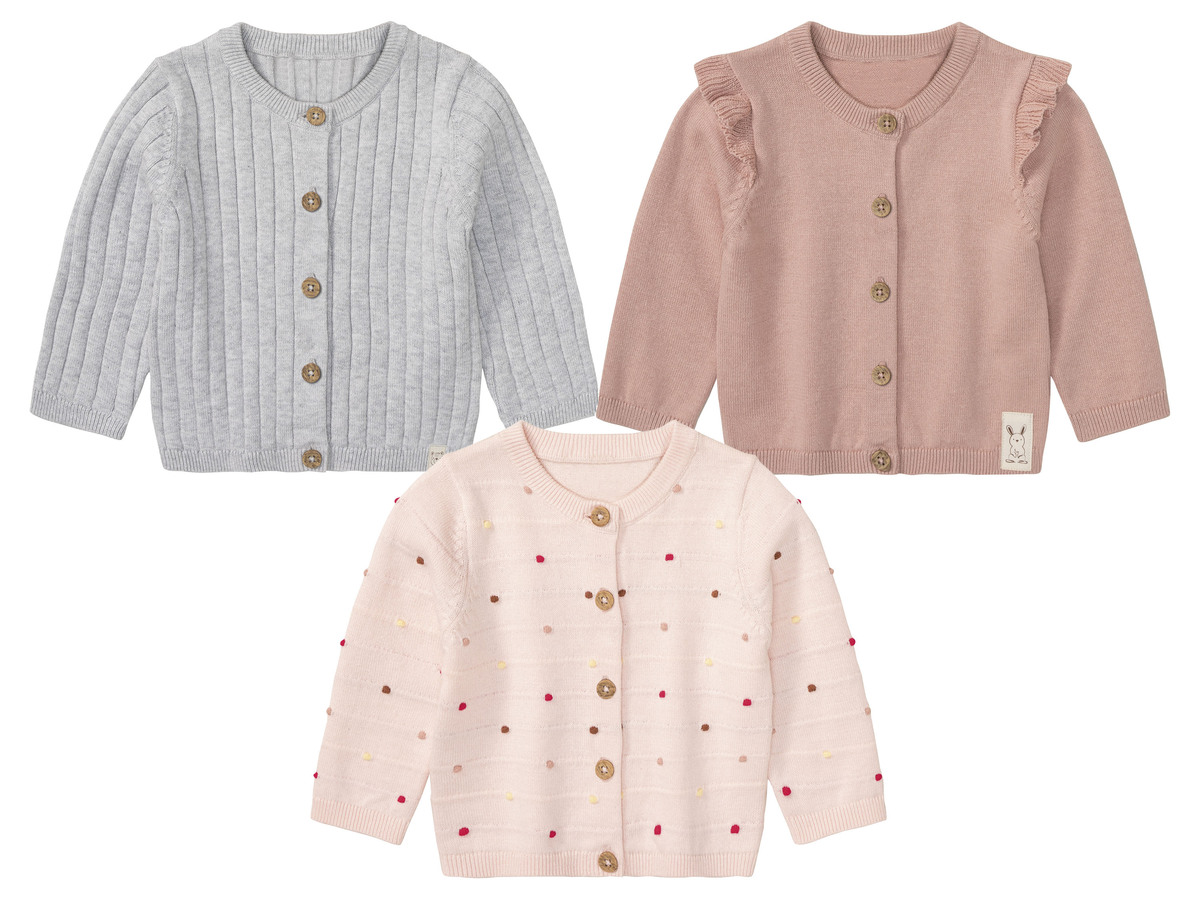 Bild 1 von lupilu® Baby Strickjacke aus reiner Bio-Baumwolle