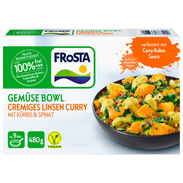 Bild 1 von Frosta Gemüse Bowl Cremiges Linsen Curry vegan 480g