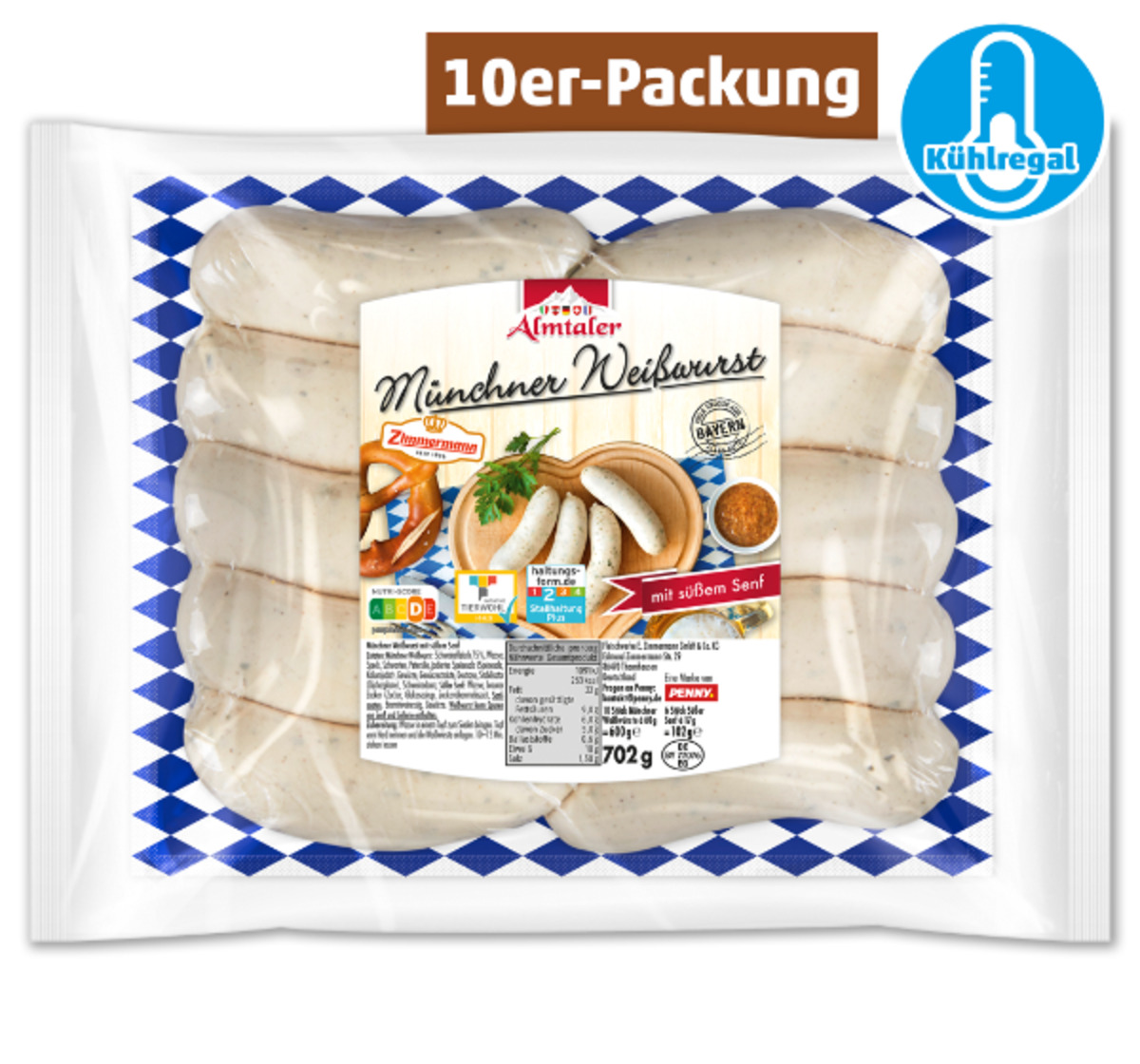 Bild 1 von ALMTALER Münchner Weißwurst*