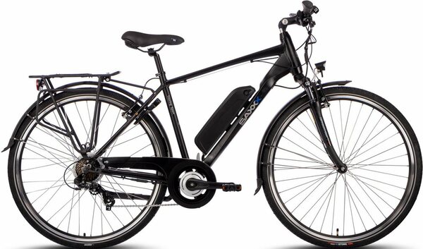 Bild 1 von SAXXX E-Bike TOURING SPORT, 7 Gang Shimano, Kettenschaltung, Heckmotor, 374 Wh Akku, Schwarz