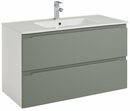 Bild 1 von Welltime Waschtisch Star, Badmöbel inkl. Waschbecken, Breite 100 cm, Grün