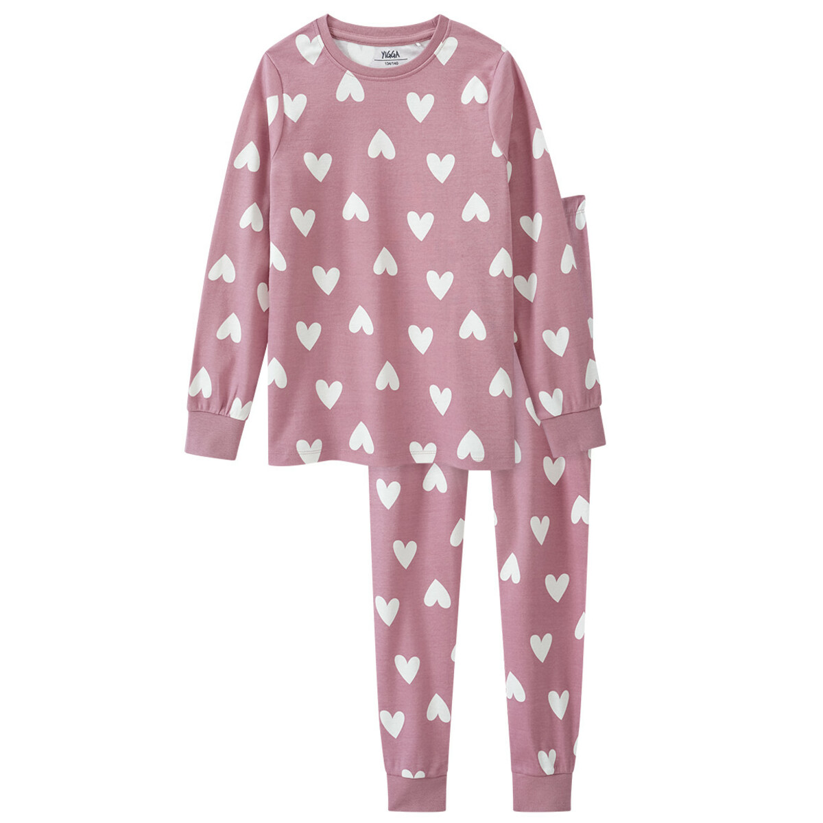 Bild 1 von Mädchen Schlafanzug Print leuchtet im Dunkeln ROSA